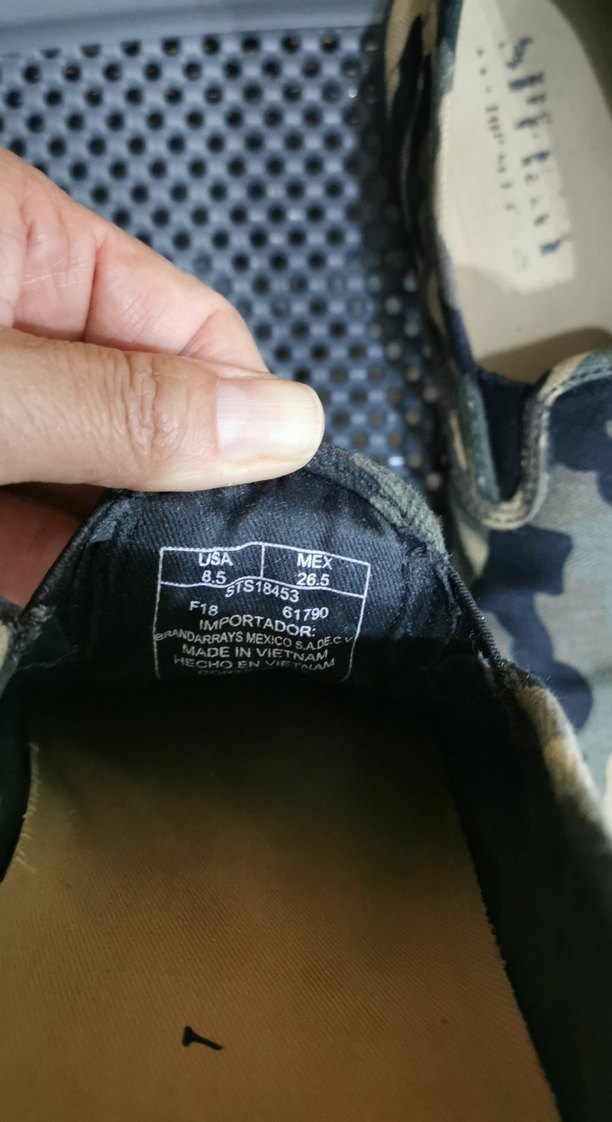 Sperry Erkek Haki Bağcıksız Keten Ayakkabı - Görsel 4