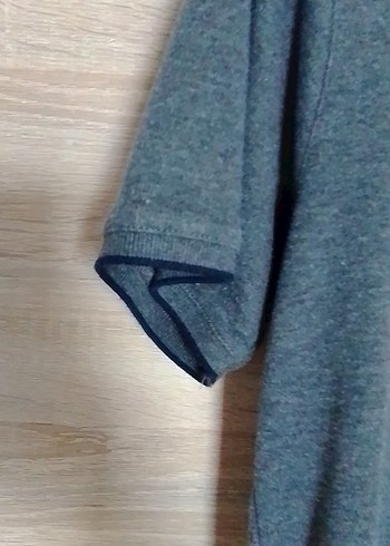 Gri Regular Fit Kısa Kollu Polo Tişört - Görsel 4