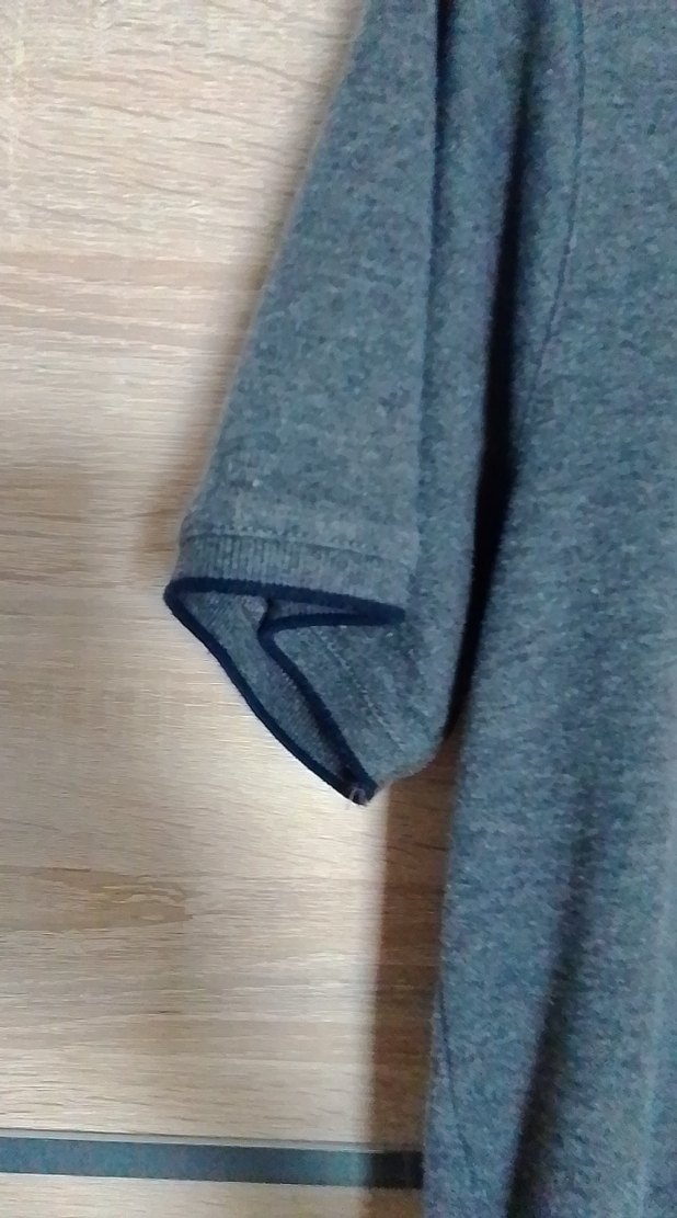 Gri Regular Fit Kısa Kollu Polo Tişört - Görsel 4