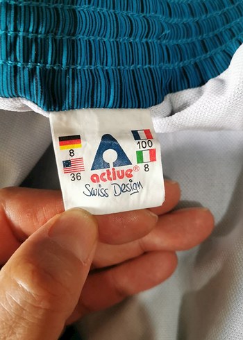 Mavi Pilili Erkek Mini Şort Mayo - Görsel 5