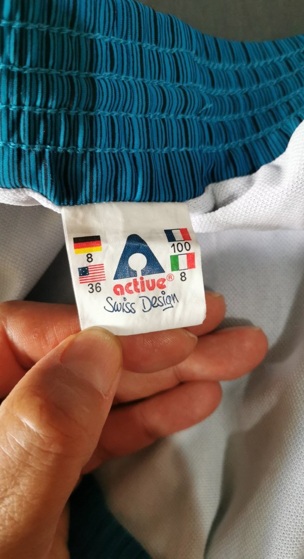 Mavi Pilili Erkek Mini Şort Mayo - Görsel 5