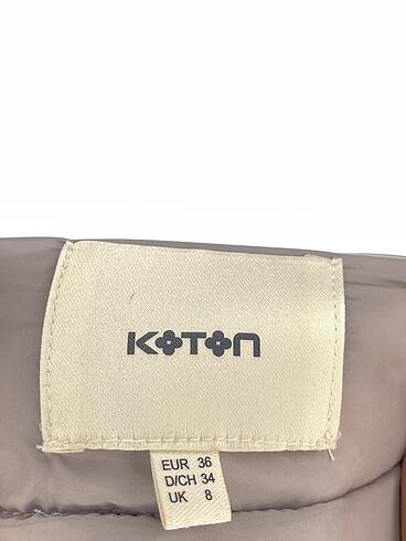 36 Beden gri Renk Koton Mont %70 İndirimli.