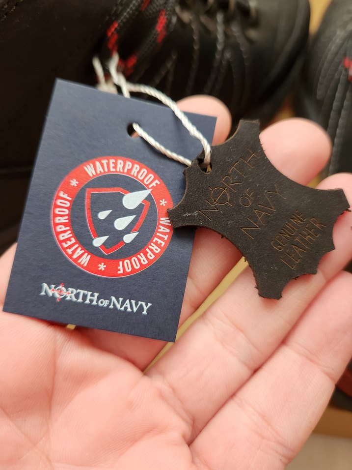 north of navy erkek deri outdoor bot - Görsel 5