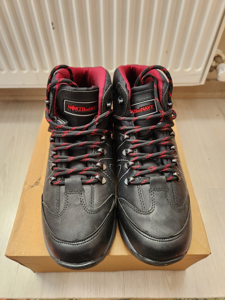 north of navy erkek deri outdoor bot - Görsel 2