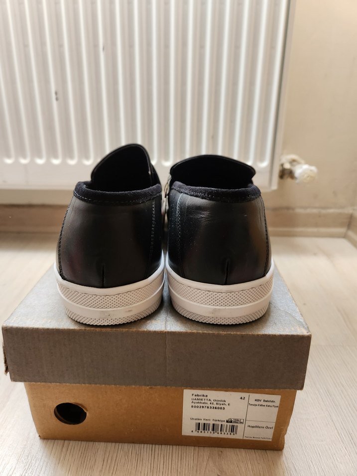 fabrika premium gunluk deri erkek ayakkabi - Görsel 4