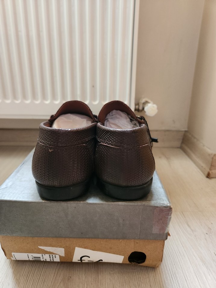 fabrika deri erkek loafer ayakkabi - Görsel 4