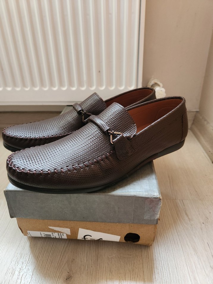 fabrika deri erkek loafer ayakkabi - Görsel 2