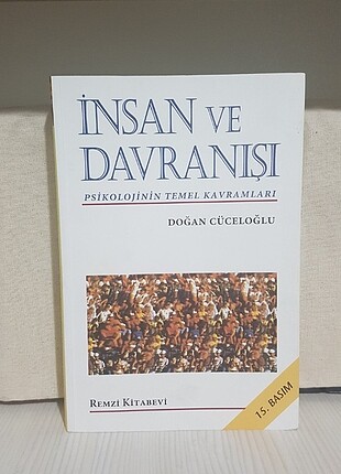 İnsan Ve Davranışı Doğan Cüceloğlu 