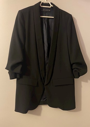 Zara Siyah Oversize Blazer Ceket