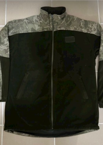 Zara Camo Detayli Siyah Fermuarli Dis Giyim Ceket