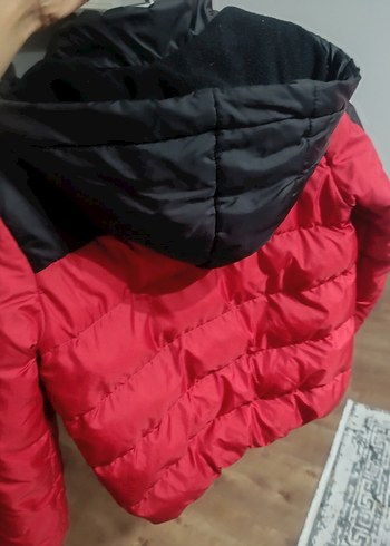 LC Waikiki Koyu Kırmızı Erkek Çocuk Düğmeli Mont