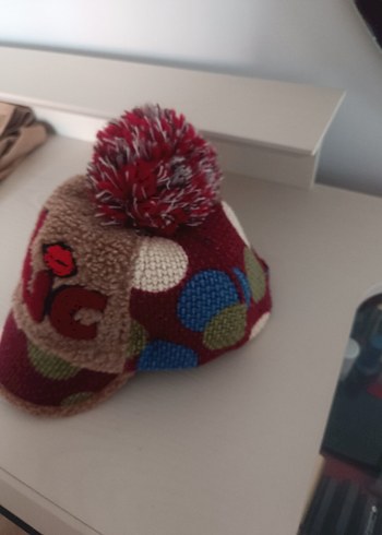 Renkli Nakışlı BayanBere ve Şapka - Görsel 3