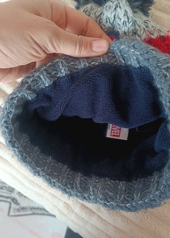 Renkli Örgü Örümcek Adam Erkek Çocuk Bere - Görsel 3