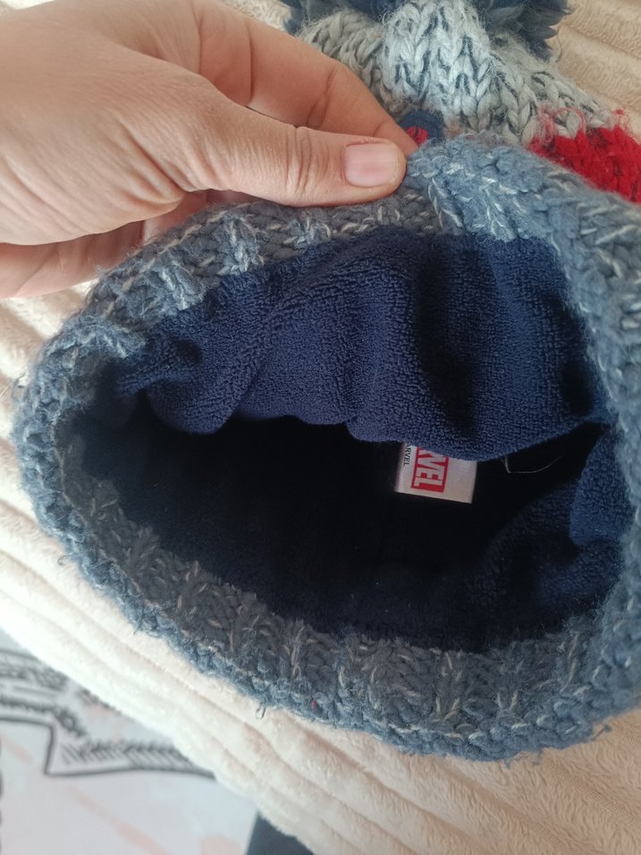 Renkli Örgü Örümcek Adam Erkek Çocuk Bere - Görsel 3