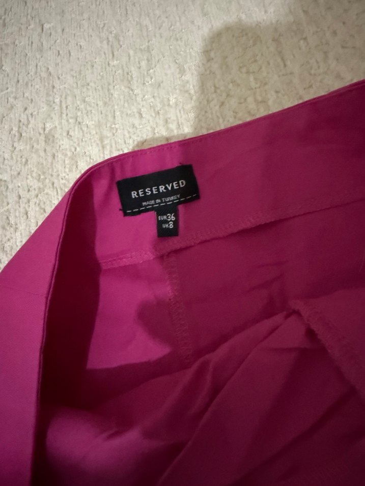 Parlak Pembe Mini Etek Fırfırlı - Görsel 4