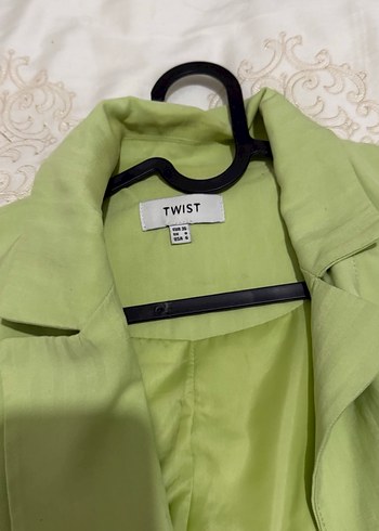 Kadın Yeşil Midi Blazer Ceket - Görsel 4