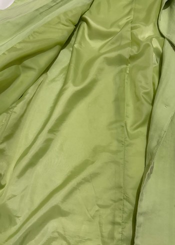 Kadın Yeşil Midi Blazer Ceket - Görsel 5