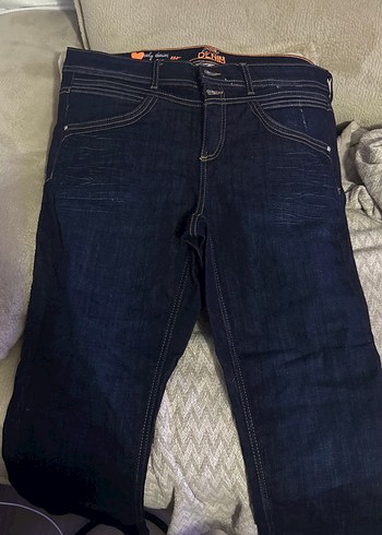 Diğer Koyu Lacivert Denim Jean