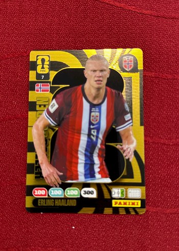 Erling Haaland Panini Futbol Karti No7