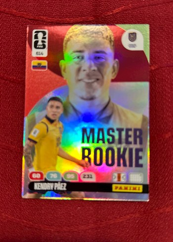 Kendry Paez Master Rookie Futbol Karti 614