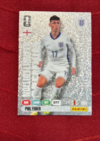 Phil Foden Panini 2026 World Cup Ozel Karti Premium