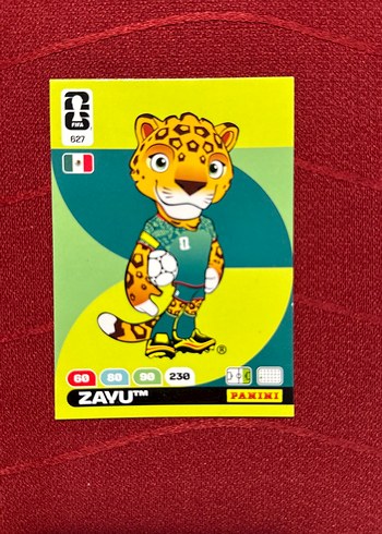 Zavu Meksika Futbolu Koleksiyon Karti 627