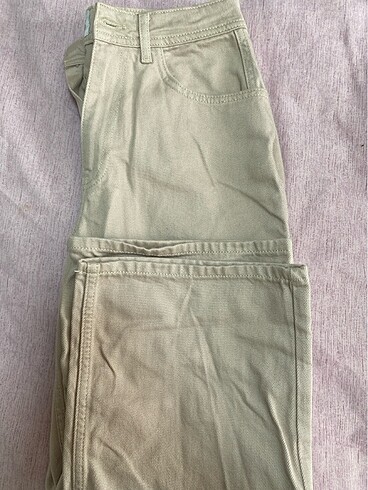 Urban Outfitters krem rengi kargo pantolon