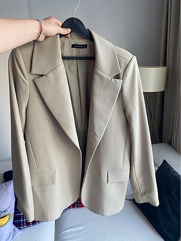 38 Beden camel Renk Blazer Ceket