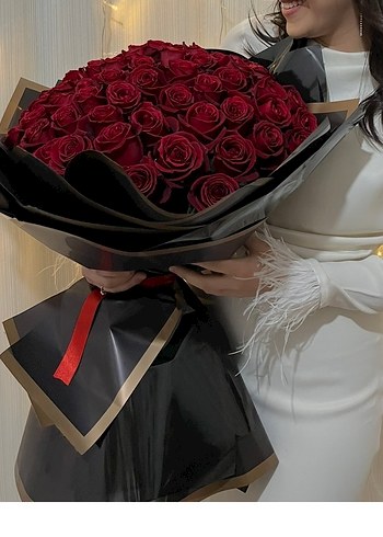 Uzun Kollu, Kürk Detaylı Beyaz Düğün Elbisesi - Görsel 3