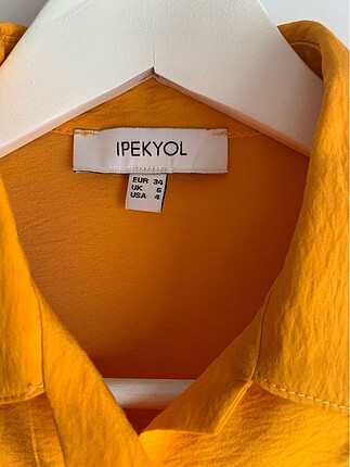 ipekyol İpekyol hardal renkli gömlek