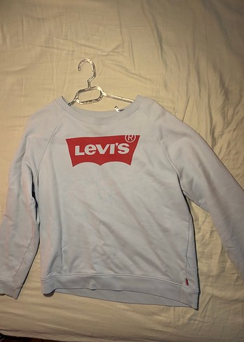 Levis Levi S Acik Mavi Bisiklet Yaka Sweatshirt