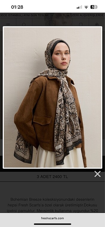Freshscarfs şal