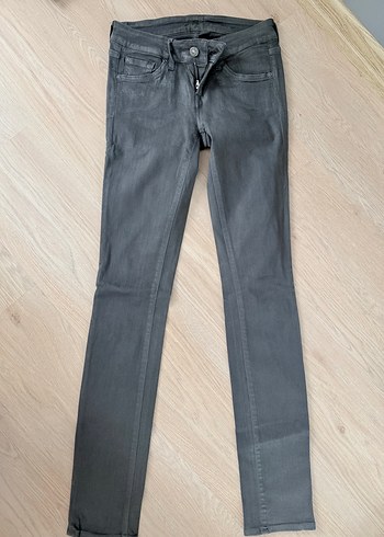 Diğer Koyu Gri Slim Fit Jean Pantolon