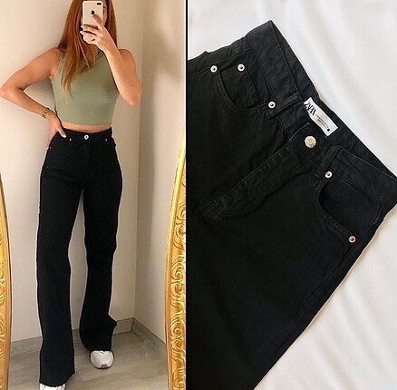 Zara wide leg jean