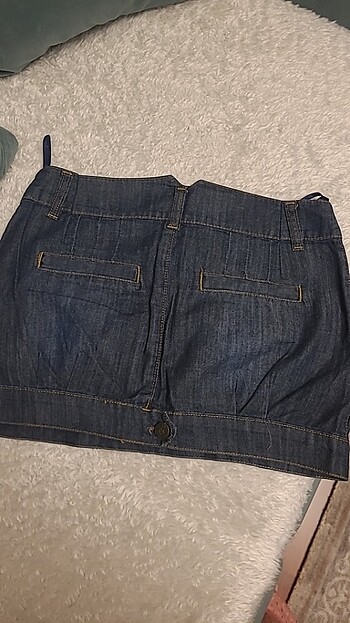 Yazlik kot etek - Görsel 3