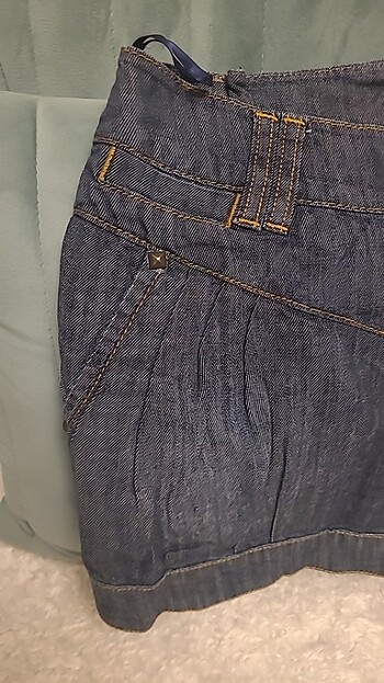 Yazlik kot etek - Görsel 5