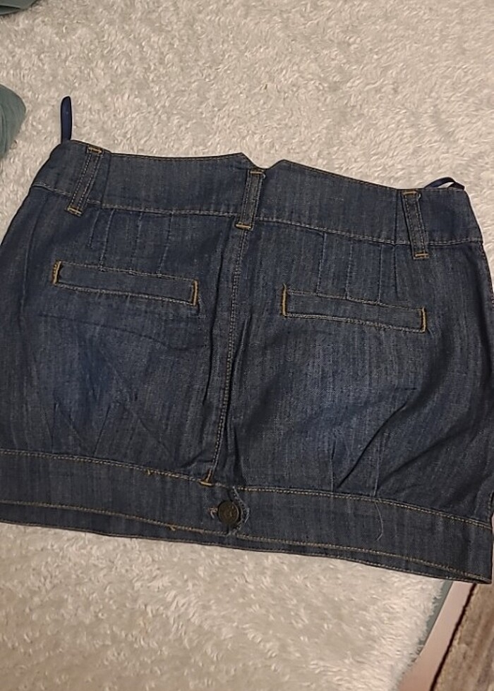 Yazlik kot etek - Görsel 3