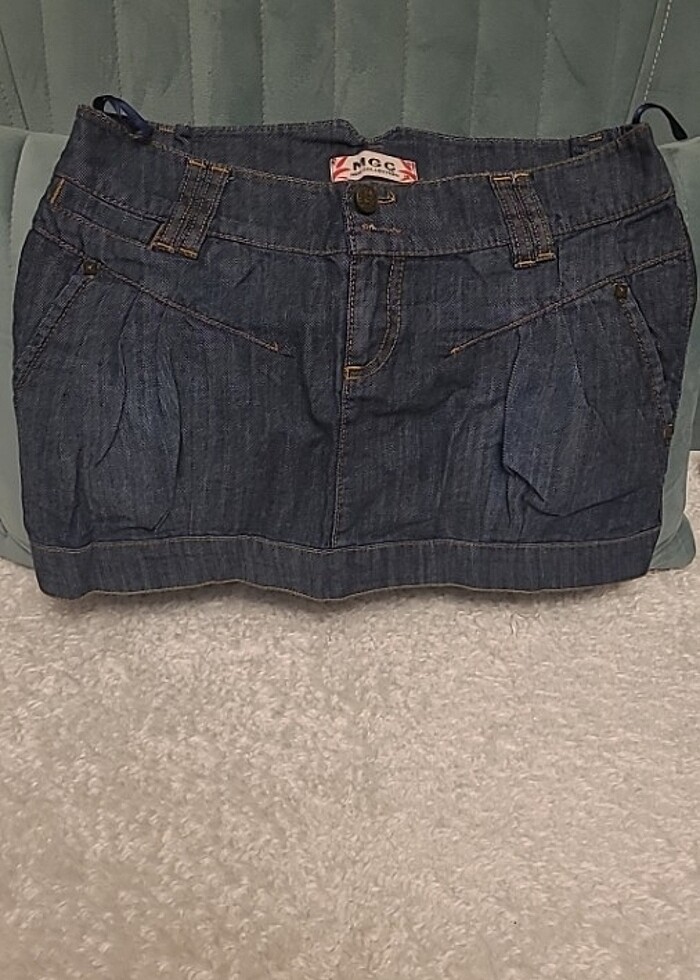 Yazlik kot etek - Görsel 4