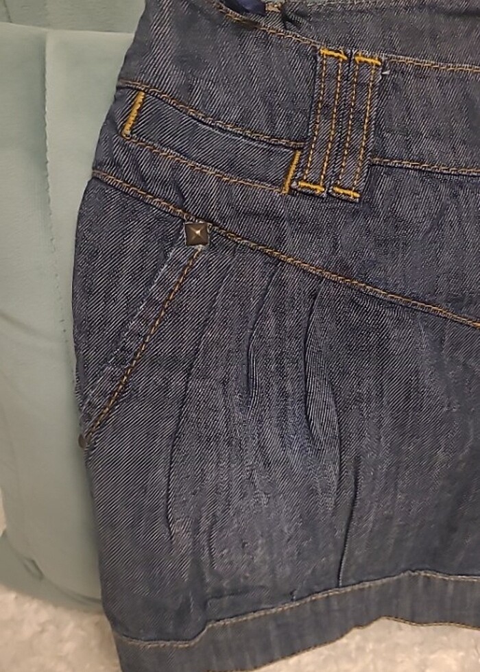 Yazlik kot etek - Görsel 5