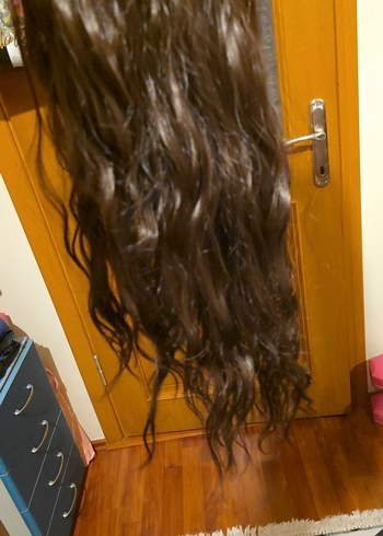 Kahverengi İpek Görünümlü sac - Görsel 7