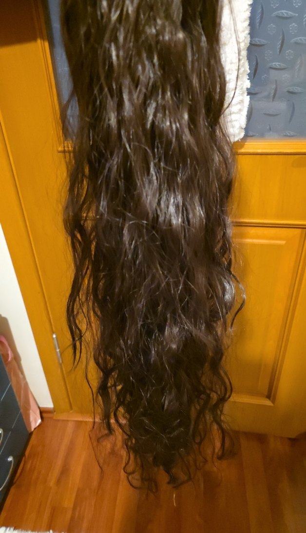 Kahverengi İpek Görünümlü sac - Görsel 3