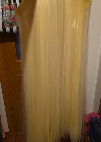 platin sarisi Kadın Saç Aksesuarı - Görsel 3