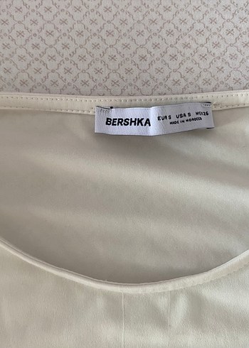 Bershka Beyaz Crop