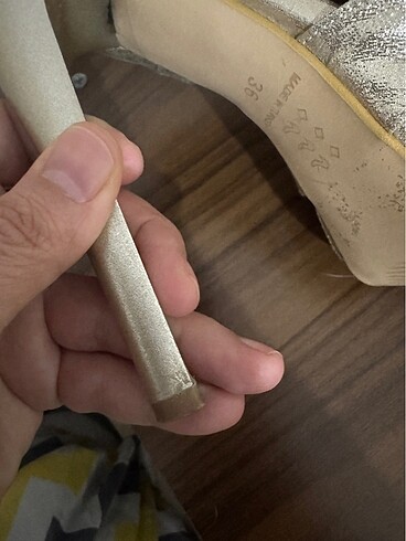 37 Beden altın Renk 14 cm platform
