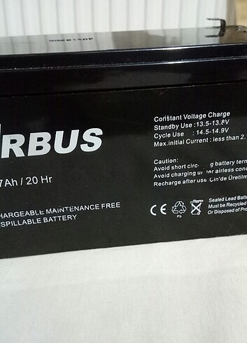 Orbus 12v 7a kuru akü