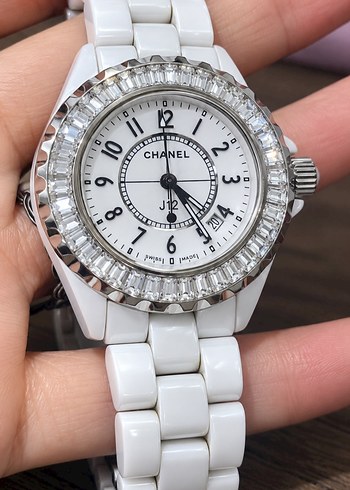 Chanel Beyaz Seramik Saat