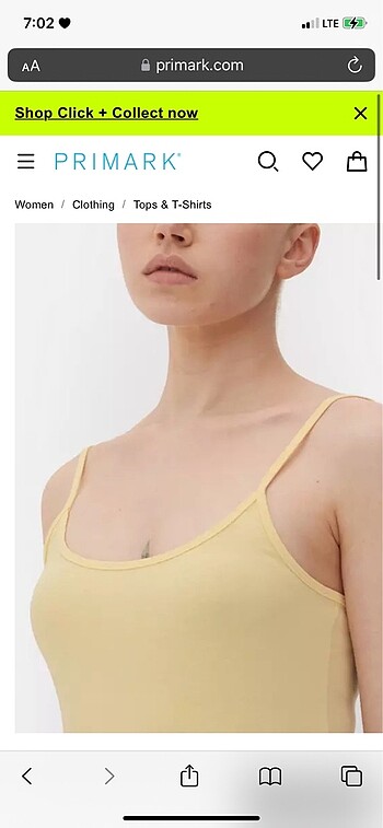s Beden Essential Stretch Cami Top