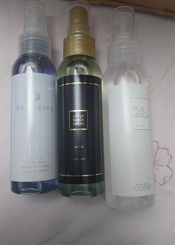 Avon Kadın Parfüm Vücut Spreyleri Seti