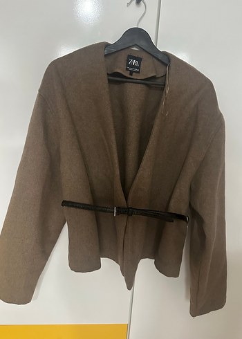Zara Kahverengi Kemerli ceket