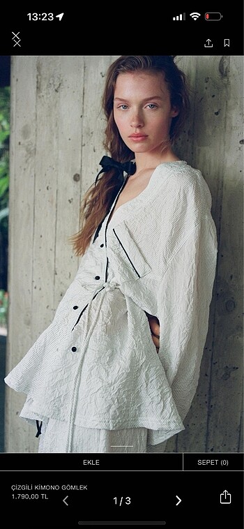 Zara kimono gömlek